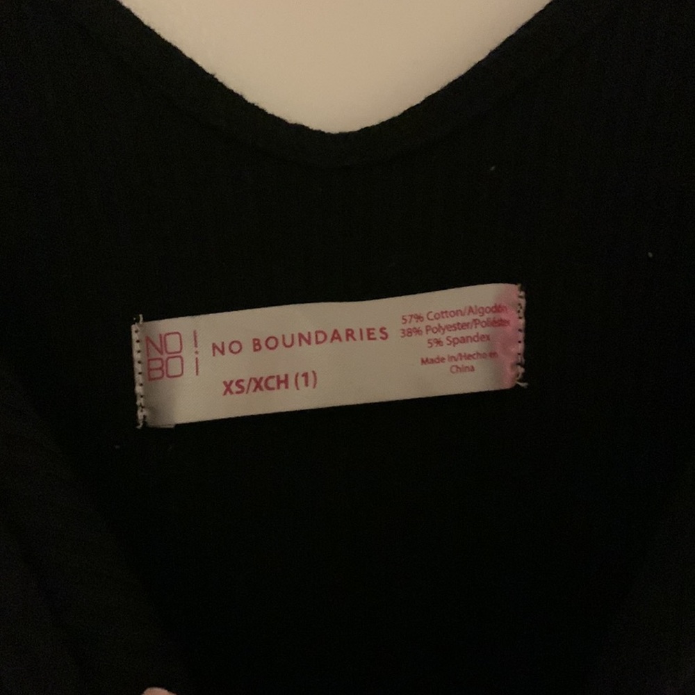 Black Ribbed Midi - Picture 2 of 3